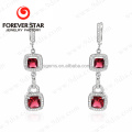 Beautiful Design English Lock Classical Silver Earring